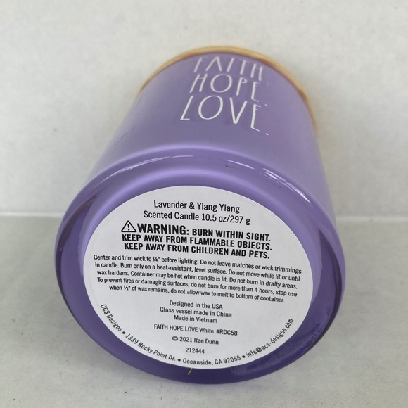 Rae Dunn FAITH Candle - Picture 2 of 3